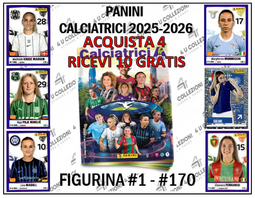 Panini calciatrici 2025 - calciatrici, 2025-2026