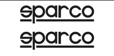 KIT 2 adesivi SPARCO Personalizzabili 20cm