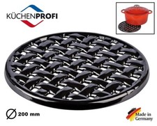 SOTTOPENTOLA GHISA SMALTATA DIAMETRO 200 mm "KUCHENPROFI" GERMANY SOTTO PENTOLA