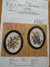 Kit punti croce danese - DESIGN FLOREALE di PERMIN-BRODERI
