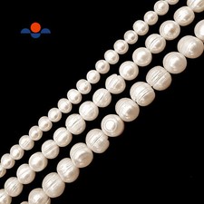 Perle d'acqua dolce bianche