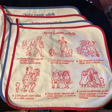 Raro e unico asciugamano panca