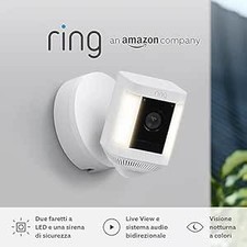 Ring videocamera Plus con faretti plug-in (Spotlight Cam Plus) | Telecamera d...