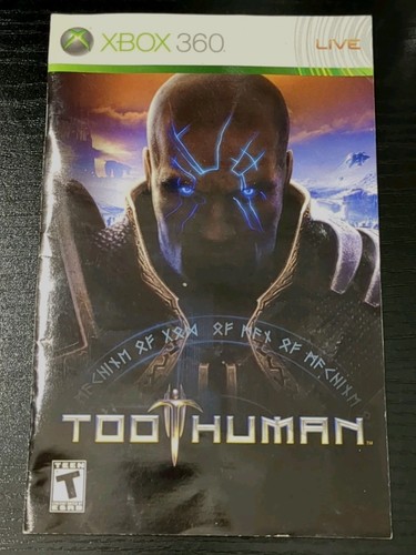 Too human xbox 360 libretto - 360,