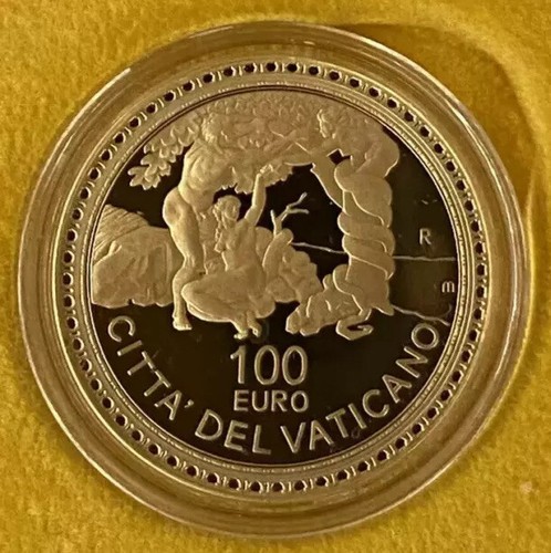 Moneta vaticano 100 euro - moneta,