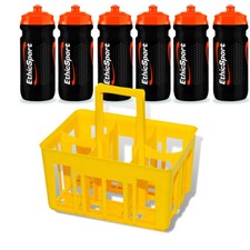 Kit Cestino Porta Borracce per Calcio Calcetto Volley Panchina Cestello Sport