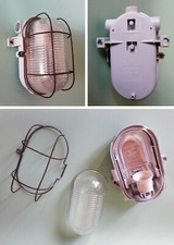 LAMPADA TARTARUGA OVALE DA PARETE VINTAGE  APPLIQUE ESTERNO 60W 