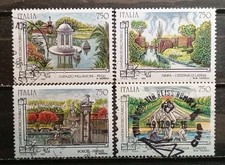 AX6U51 - ITALIA  1995 - serie completa GIARDINI usata