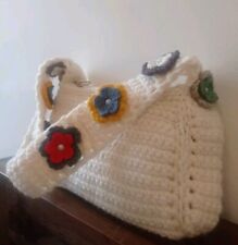 Borsa di Lana Donna con Fiori