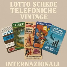 ? OLTRE 5.500 SCHEDE TELEFONICHE VINTAGE DISPONIBILI – VENDITA SINGOLA ?