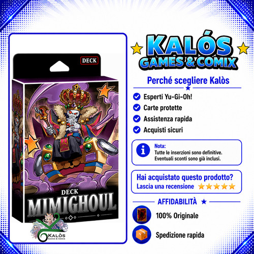 Yugioh mazzo deck mimighoul - deck,