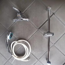 Miscelatore Per Vasca Doccia Con Deviatore + Saliscendi Con Soffione Multigetto