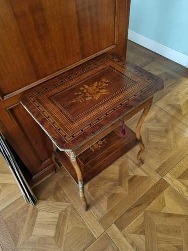 Tavolino antico legno - tavolino, in