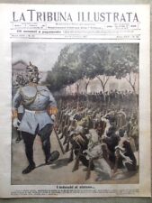 La Tribuna Illustrata 21 Ottobre 1917 WW1 Croce Rossa Stati Uniti Cinematografo