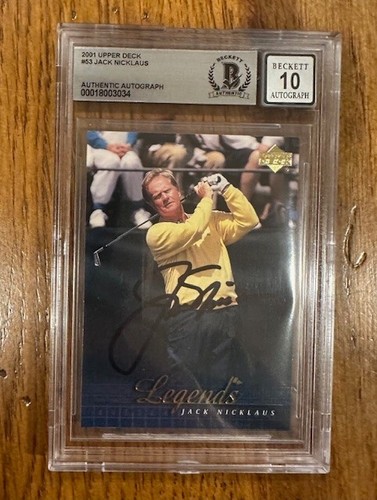 Carta jack nicklaus - upper, deck