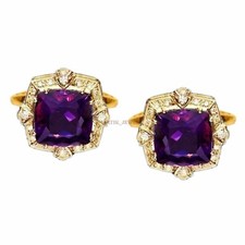 Naturale Ametista Gemma Con