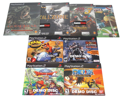 Lotto dischi demo ps2 - 9,