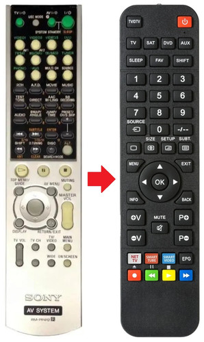 Telecomando adatto per sony - adatto,