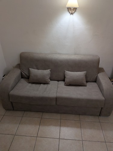 Divano letto posti tortora - letto, 3