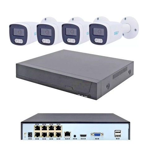 Kit videosorveglianza poe - kit,