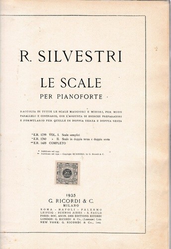 Scale per pianoforte - per,