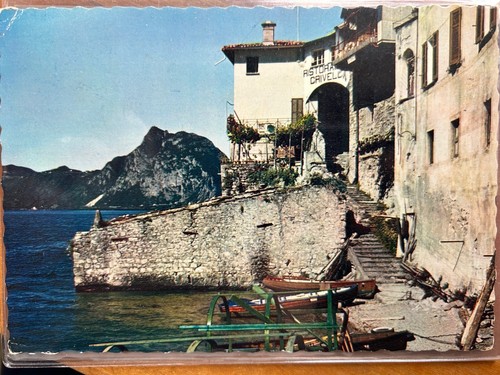 Cartolina colori gandria lago - gandria,