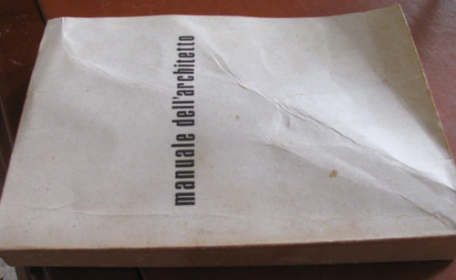 Manuale dell architetto - manuale, vedi