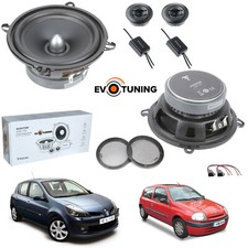 Kit 4 Casse Altoparlanti Focal Ase 130 Anteriori per Renault Clio 2 e 3 1998-12