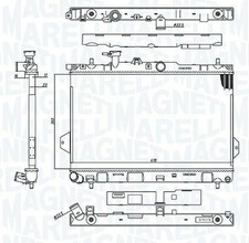 RADIATORE PER HYUNDAI MATRIX