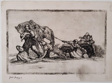 Seve Sospizio ( Perugia 1908 - Senigallia 1962 ) Acquaforte originale