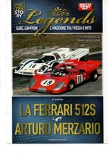 POSTER STORY AUTOSPRINT #6 Ferrari 512 S M & Arturo Merzario Le Mans 24H
