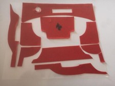 Tappeto velluto (Transkit) cappuccio anteriore per FERRARI TESTAROSSA POCHER scala 1/8