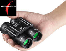 10X25 Binocolo Professionale Compatto,Cannocchiale, Mini Tascabile,Escursionismo