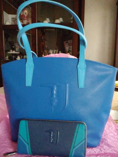 Borsa shopping trussardi con - shopping,