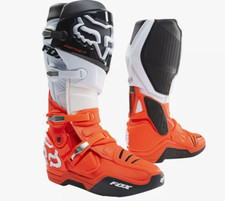 Fox Instinct Nero/Bianco/Arancione 11 stivali da moto tg 8  - 42