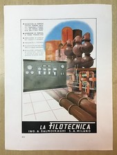 76932 Pubblicità anteguerra - La Filotecnica Salmoiraghi / Impresa Rusconi