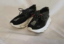  Versace Chain Reaction Black Men’s Burgundi Fashion Designer Sneaker 43 Used