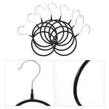 8pcs non slip cravatte sciarpe anelli cravatta a scialli di scialli per armadio