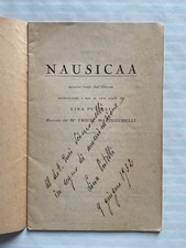 Nausicaa libretto opera con dedica autografa della librettista Lina Putelli 1932