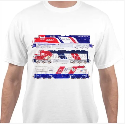 Maglietta bnsf america 250th - bnsf,