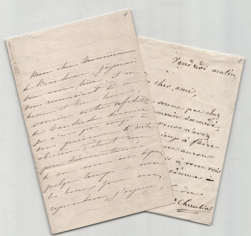 Carlo chérubini lettre - carlo,