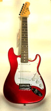 Eko Guitars ST-100 3/4 Chrome Red Chitarra elettrica per bambini NO ACCESSORI