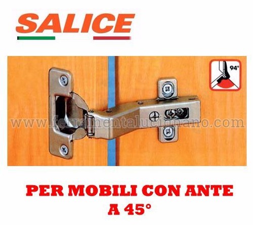 Cerniera cerniere salice - cerniere, foro