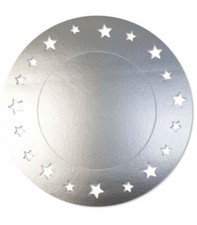 6 Sottopiatti 33cm argent