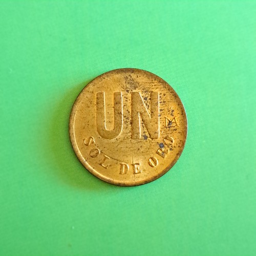 Moneta sol oro - 1, dal
