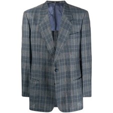 Valentino Giacca Uomo Vintage  Col.  Blu Taglia 52 IT 80s Jacket