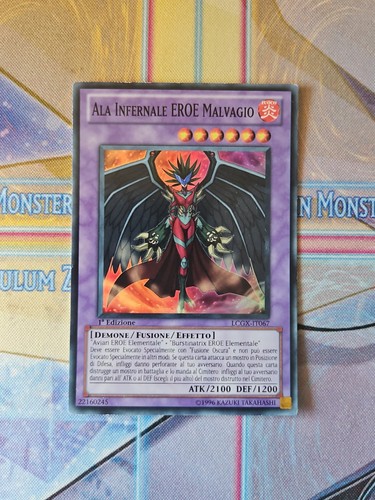 Ala infernale eroe - yu-gi-oh!,