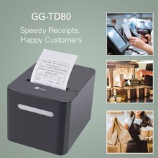 Stampante Termica Scontrini 80x80mm. taglio automatico USB+LAN