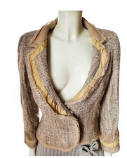 Zara Blazer Donna Taglia Size M/ EU 42 / USA 10 Usato Come Nuovo