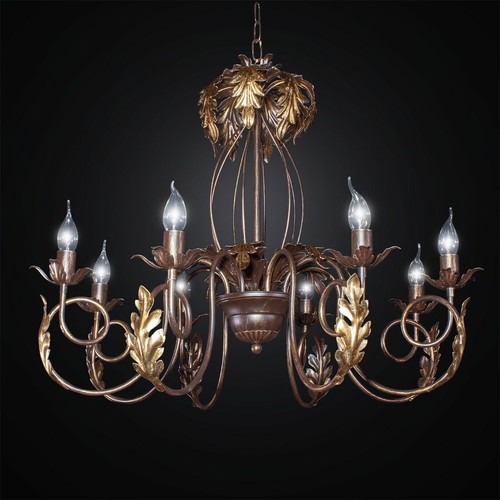 Lampadario classico rustico - , in